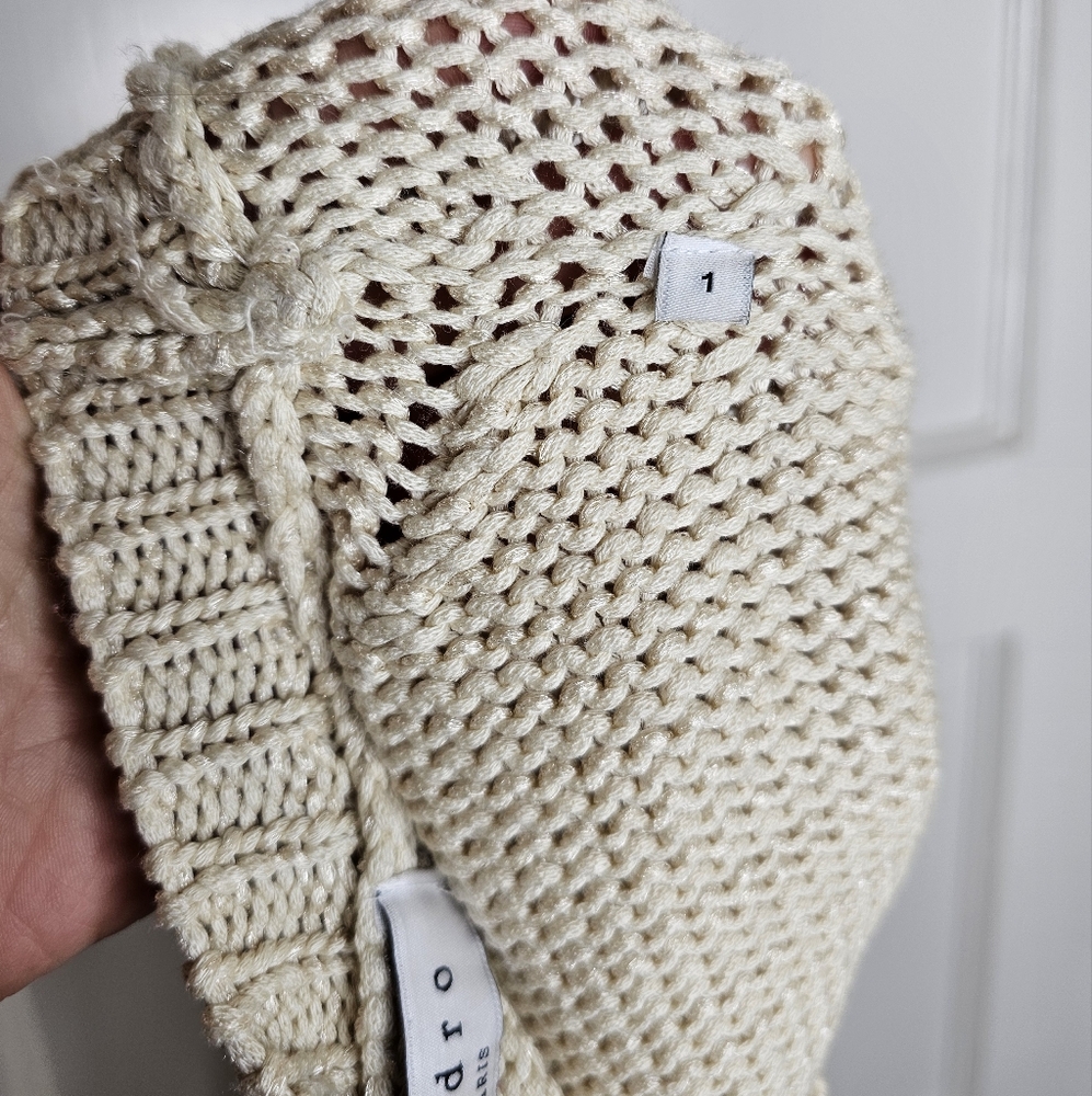 Sandro Open-Weave Knit Jumper - Picture 8 of 12